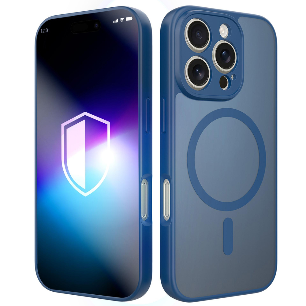 3mk Misty MagCase skirtas iPhone 16 Pro Max - Mėlynas