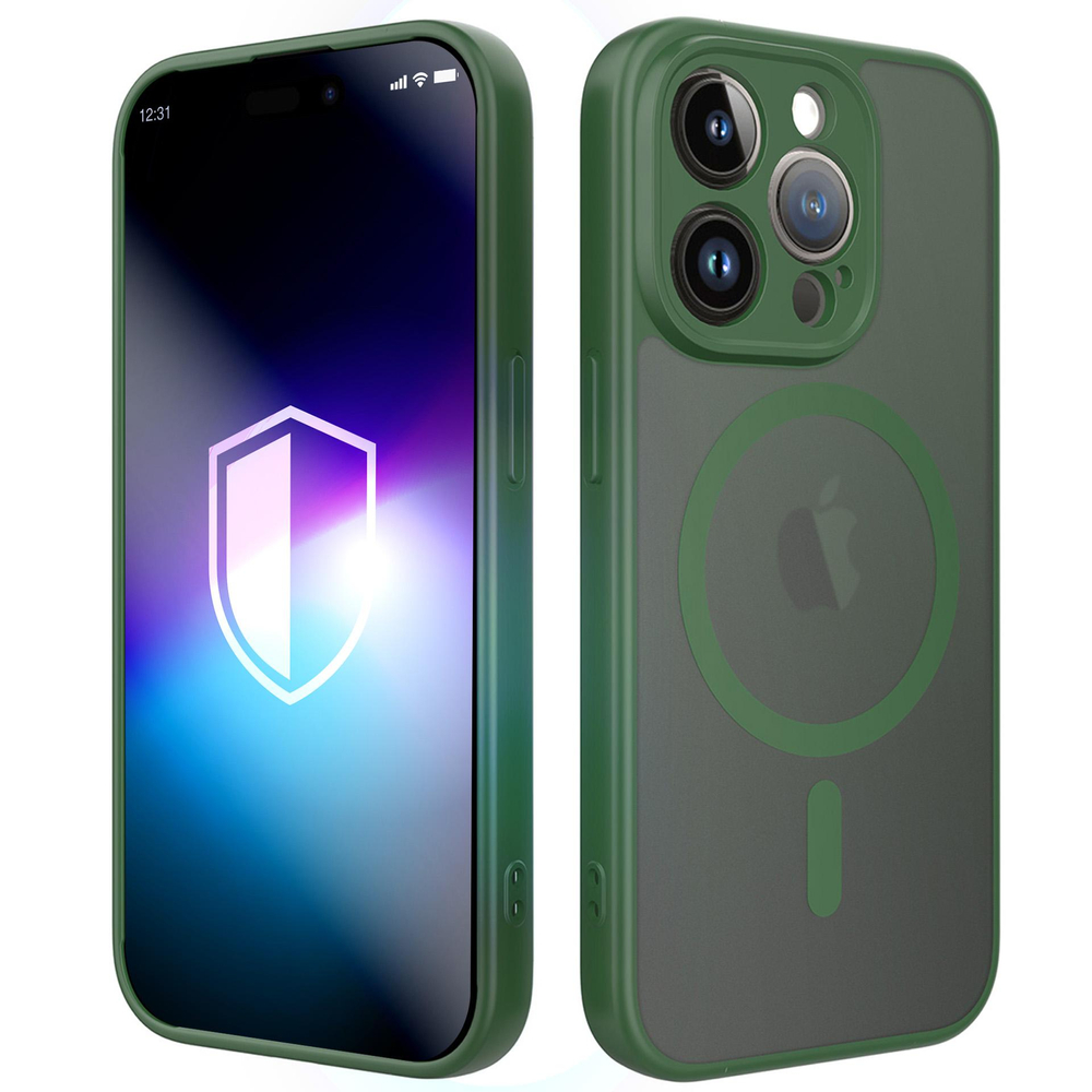 3mk Misty MagCase skirtas iPhone 14 Pro - žalias