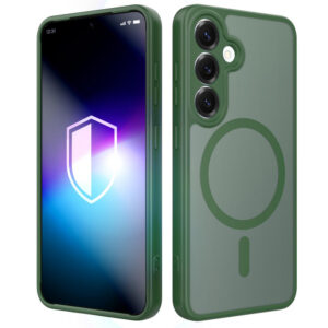 3mk Misty MagCase, skirtas Samsung Galaxy S25 – žalias