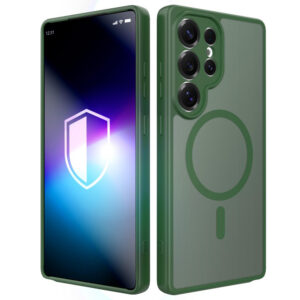 3mk Misty MagCase, skirtas Samsung Galaxy S25 Ultra – žalias