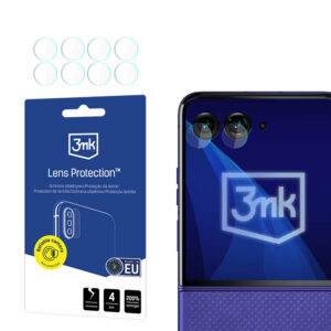 3mk Lens Protection™ hibridinė apsauginė stiklo plėvelė kamerai, skirta Motorola Razr 70