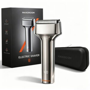 MAXGROOM WF-2037D folio elektrinė skustuva IPX7 - sidabrinė