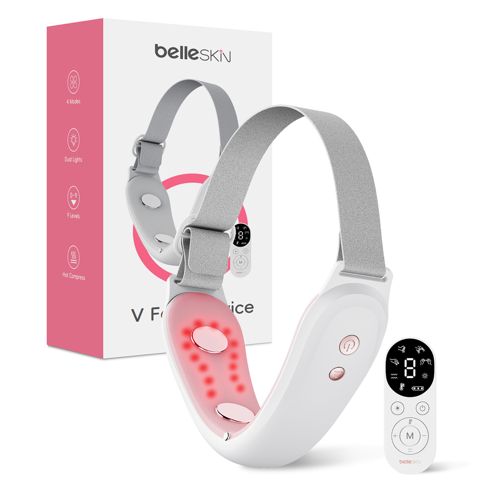 Belleskin by MAXGROOM M-170 EMS LED veido ir smakro masažuoklis - baltas