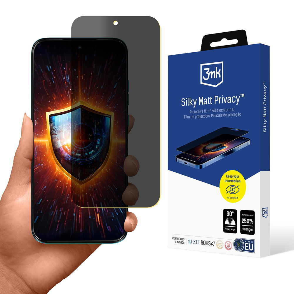 3mk Silky Matt Privacy™ privatumo ekrano apsauga Motorola Moto G87