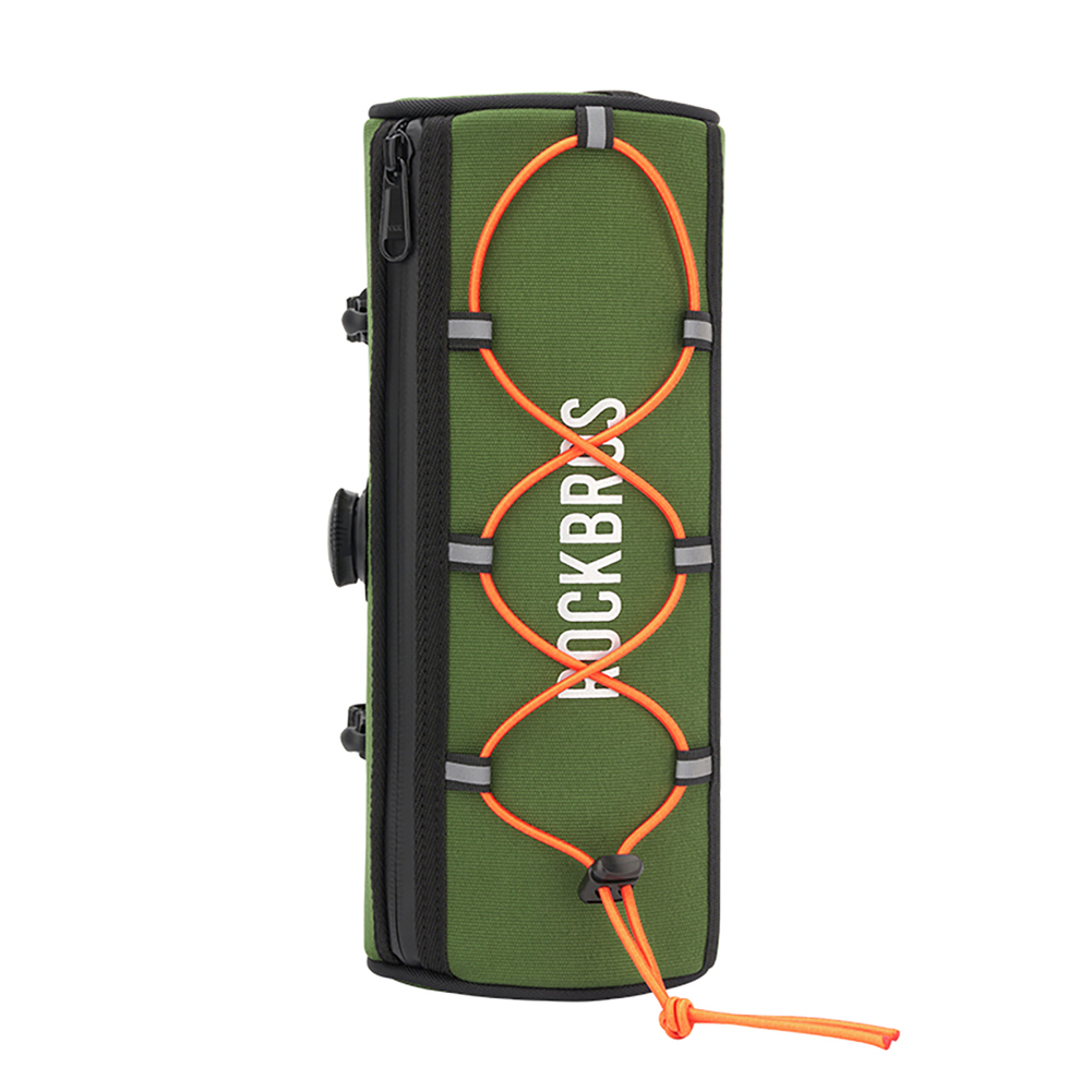 Rockbros TL002 ROAD TO SKY 1,5L vandeniui atsparus vairo krepšys - žalias