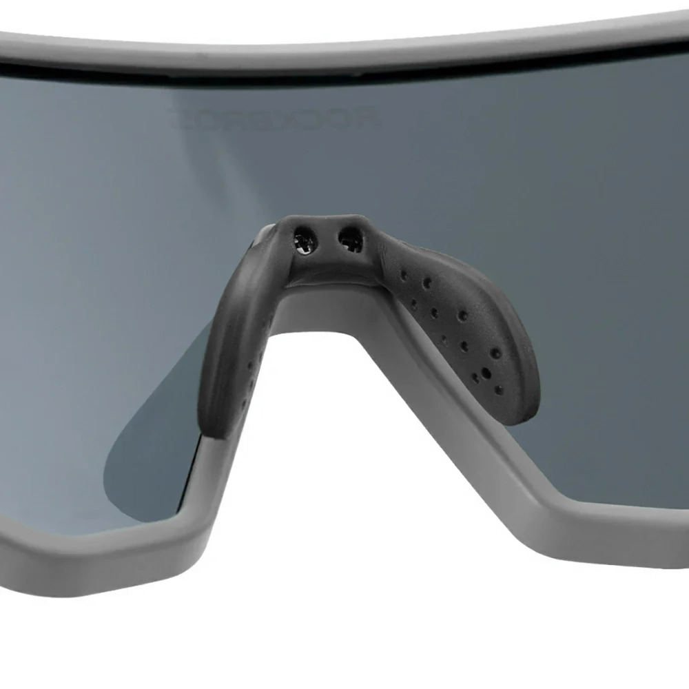 Rockbros SP383 Polarized veidrodžini vaikų dviračių akiniai su UV400 apsauga - juodi