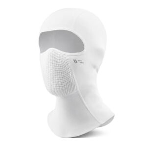 Rockbros LF25699 flīsinė dviračio balaklava - balta