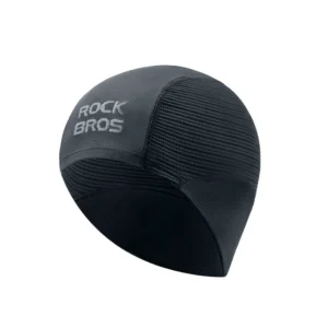 Rockbros LF25956 siūlių neturinti megzta dviračio kepurė - juoda