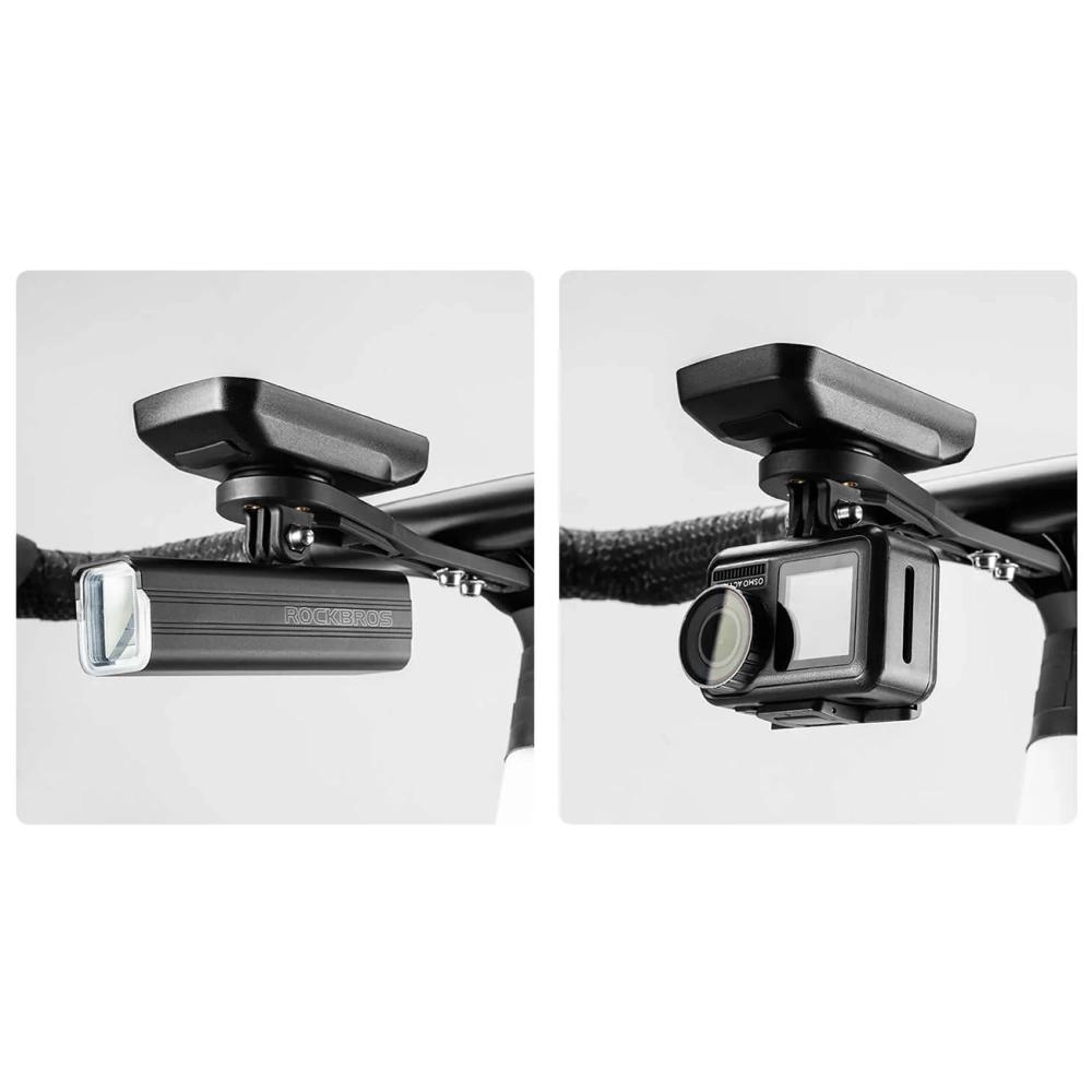 Rockbros FK-307S nailoninė dviračio kompiuterio laikiklis - juoda