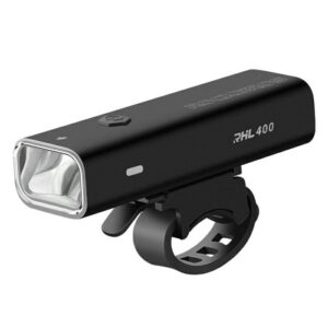 Rockbros RHL400 priekinė dviračio šviesa 400lm USB-C - juoda