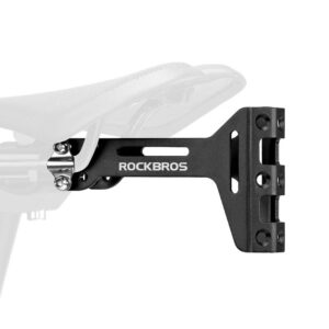 Rockbros 31210003001 butelio laikikilčio adapteris aliuminio sėdynei - juodas