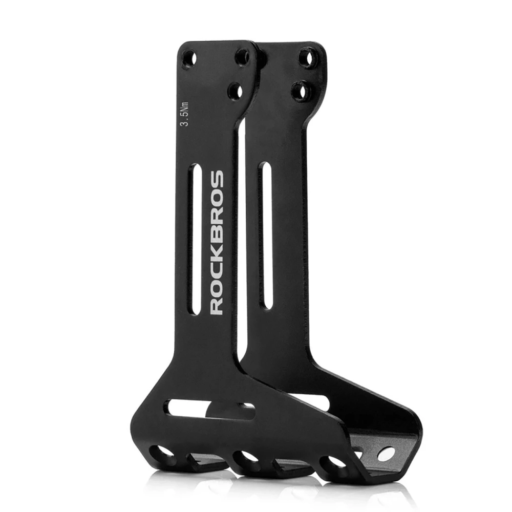 Rockbros 31210003001 butelio laikikilčio adapteris aliuminio sėdynei - juodas