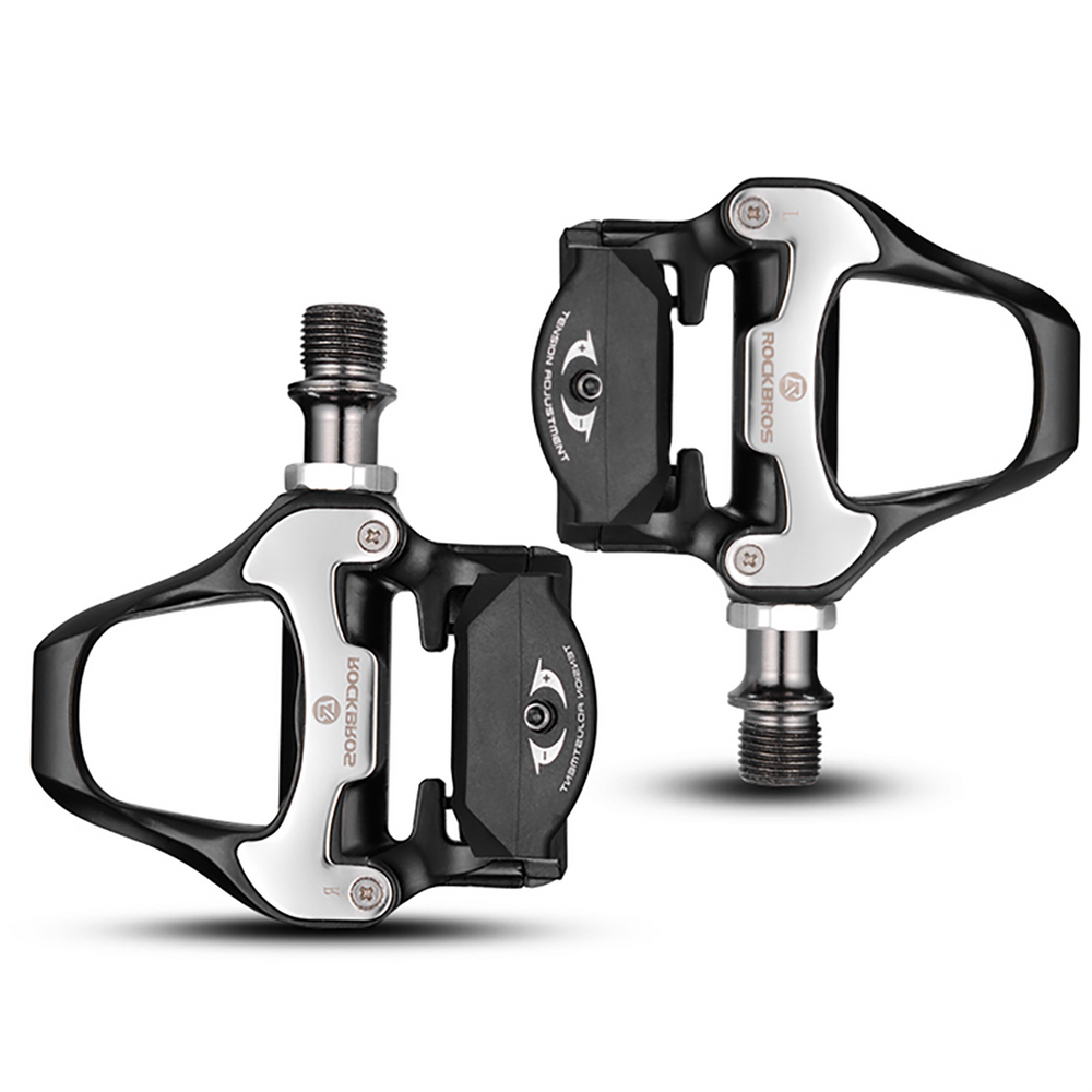 Rockbros LP-RD2BK SPD sistemos pedalų flekai - juoda