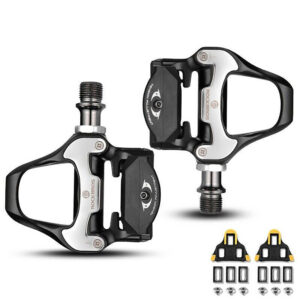 Rockbros LP-RD2BK SPD sistemos pedalų flekai - juoda