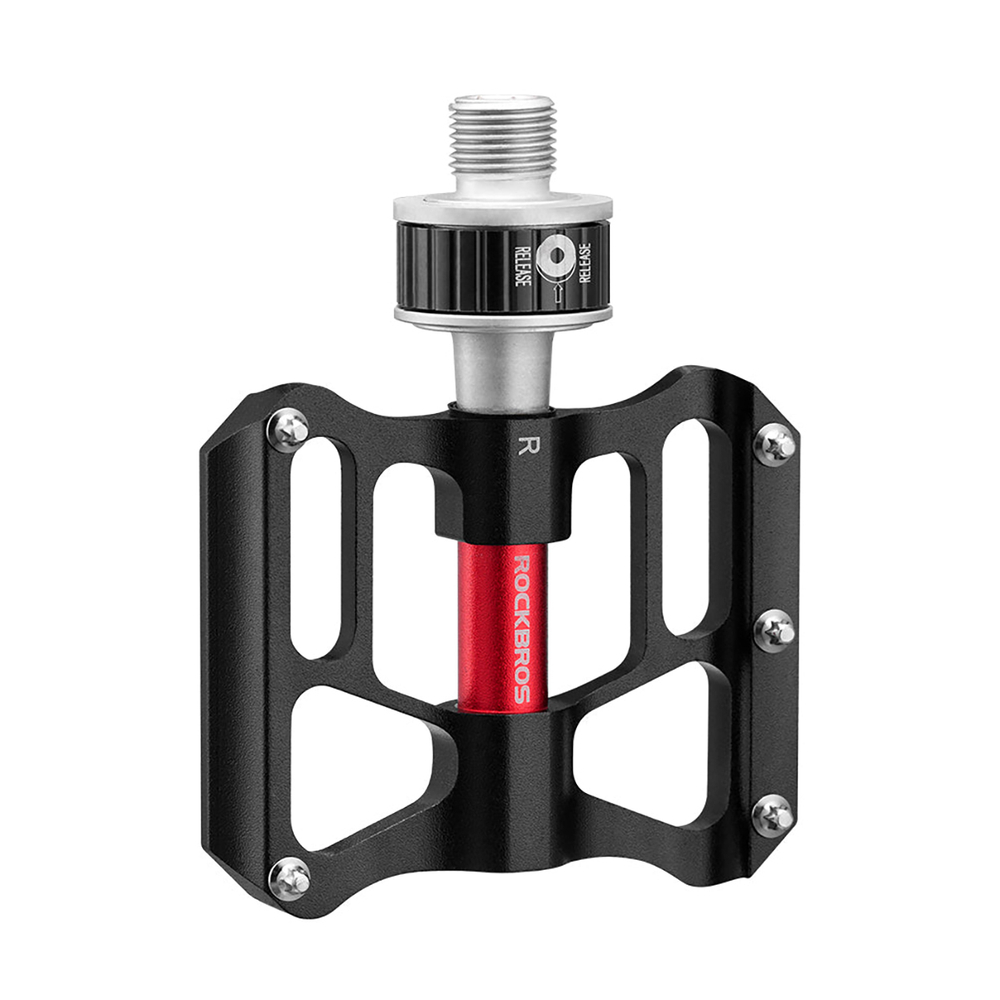 Rockbros K3462F-BK Atskirtieji Greito Uždarymo Dviračio Pedalai - Juodi