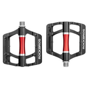Rockbros 2020-12CBK Platforminiai aliuminio dviračio pedalai - juodas