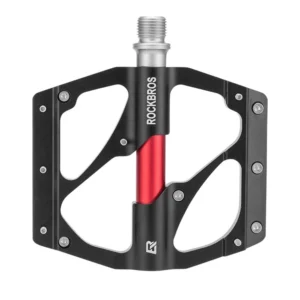 Rockbros 2020-12BBK platforminiai aliuminio dviračio pedalai - Juodi