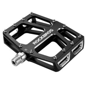 Rockbros K399-BK plati platformo dviračio pedalai - Juodi