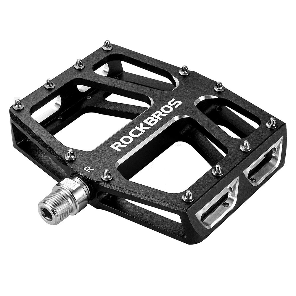 Rockbros K399-BK plati platformo dviračio pedalai - Juodi
