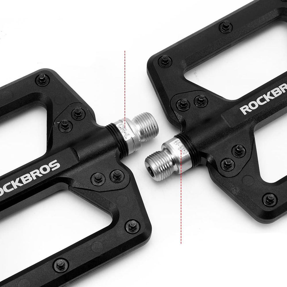 Rockbros 2022-12A nailono dviračio pedalai - juodi