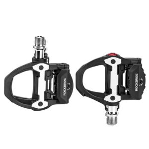 Rockbros P602 9/16" dviračio pedalai su SPD-SL sistema - juodi