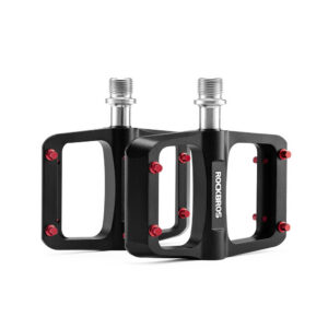 Rockbros BP2603 Platforminiai Dviračio Pedalai su Titano Ašimi ir Magnio Lydinių Guoliais - Juodi