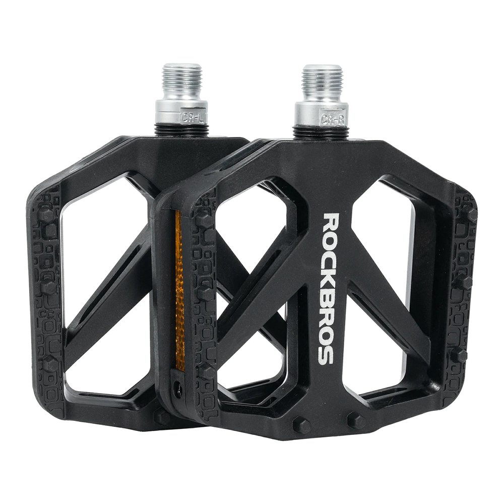 Rockbros BP2602 Nailoniniai Dviračio Pedalai - Juodi