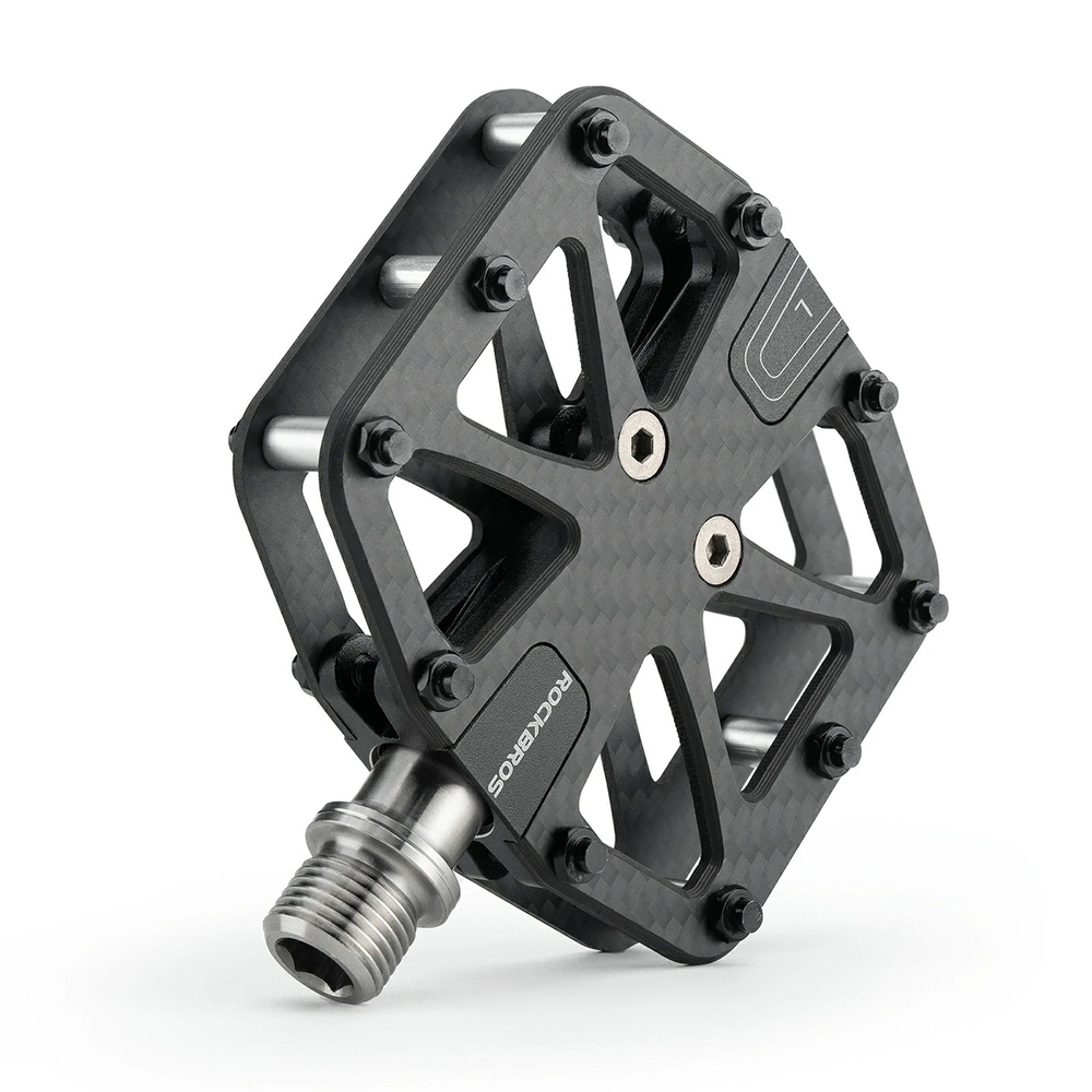 Rockbros C525 Anglies Plaušų Platforminiai Dviračio Pedalai - Juodi