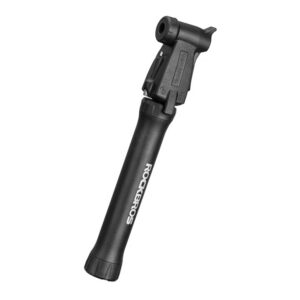 ROCKBROS TM-1701P 80 PSI Mini dviračio pompa Presta ir Schrader vožtuvams - juoda