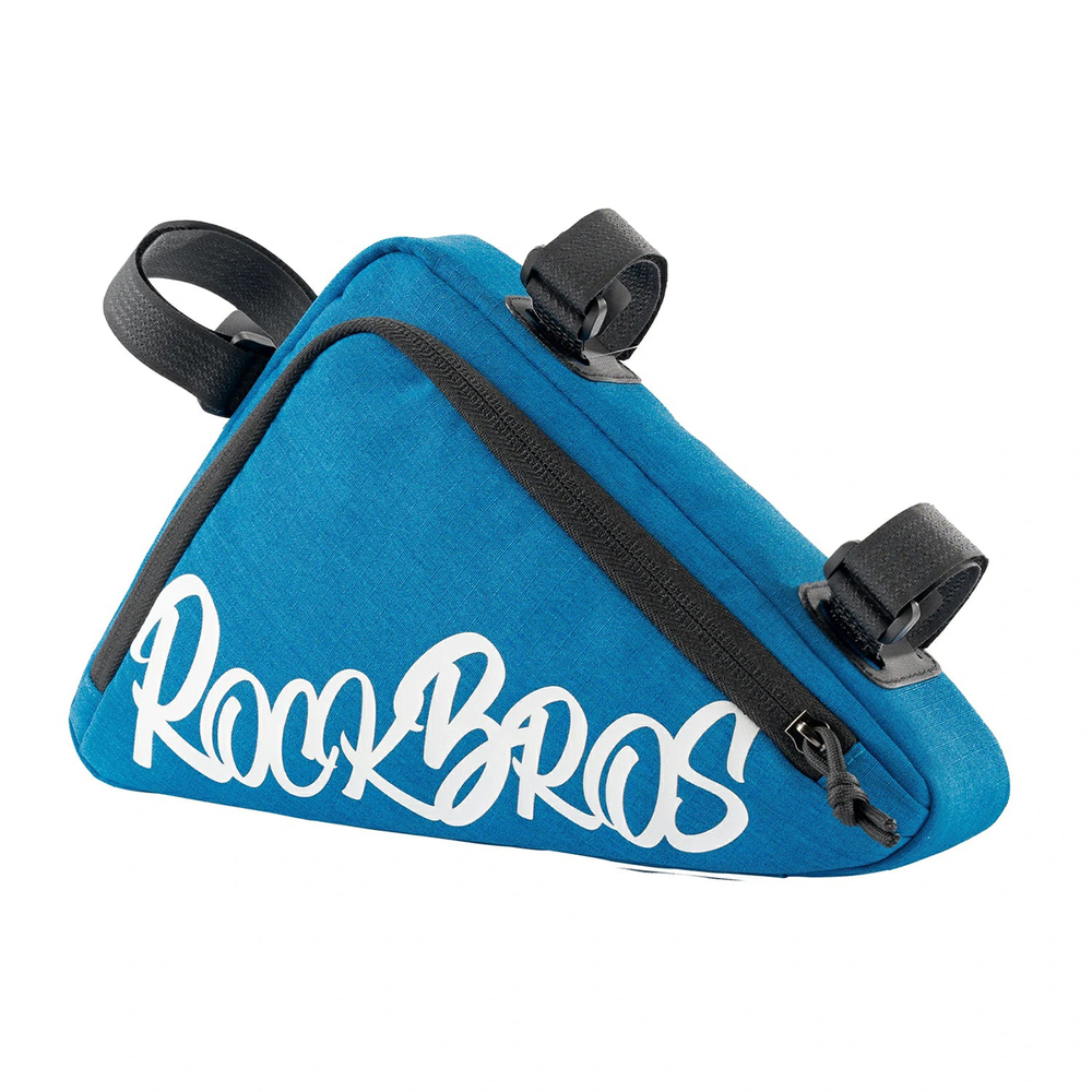 Rockbros G002 Flash Journey trikampis rėmo dviračio krepšys 1,4L - mėlynas