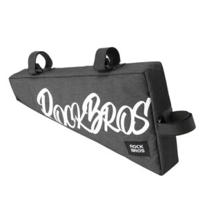 Rockbros G008 Flash Journey trikampio rėmo dviračio krepšys XL 1.9 L - juodas