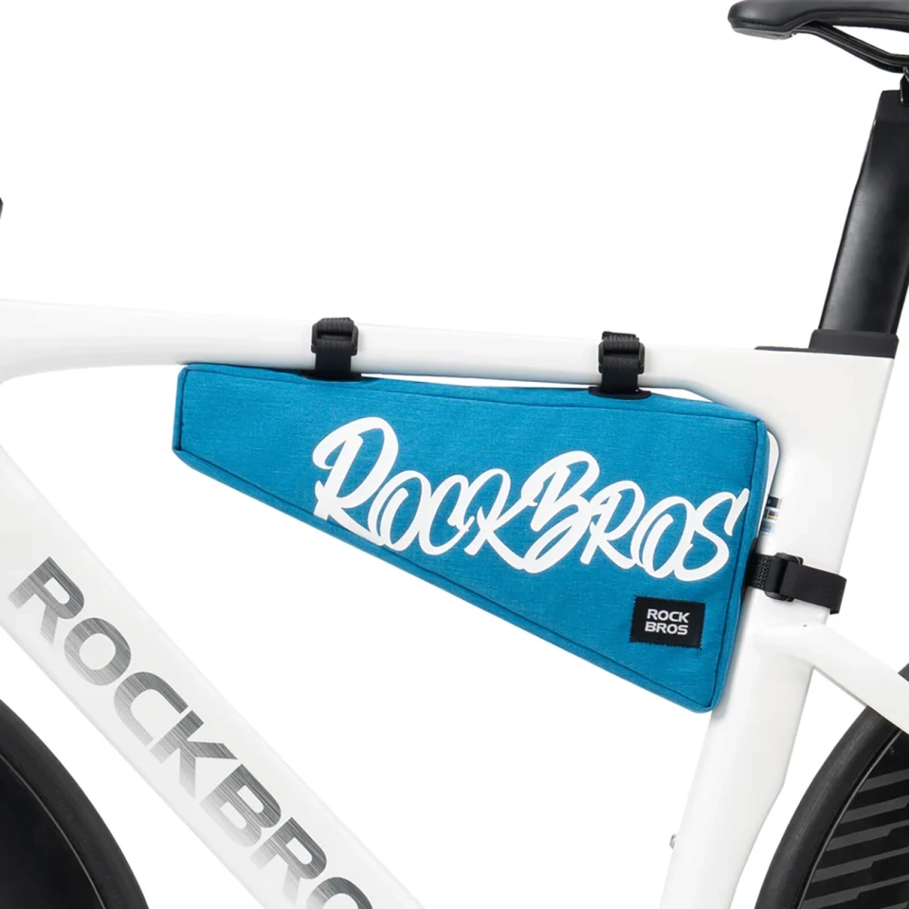 Rockbros G008 Flash Journey trikampio rėmo dviračio krepšys XL 1.9 l - mėlynas