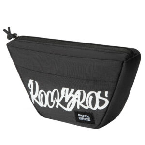 Rockbros G011 Flash Journey trapecinis vairo dviračio krepšys 0,7 l – juodas