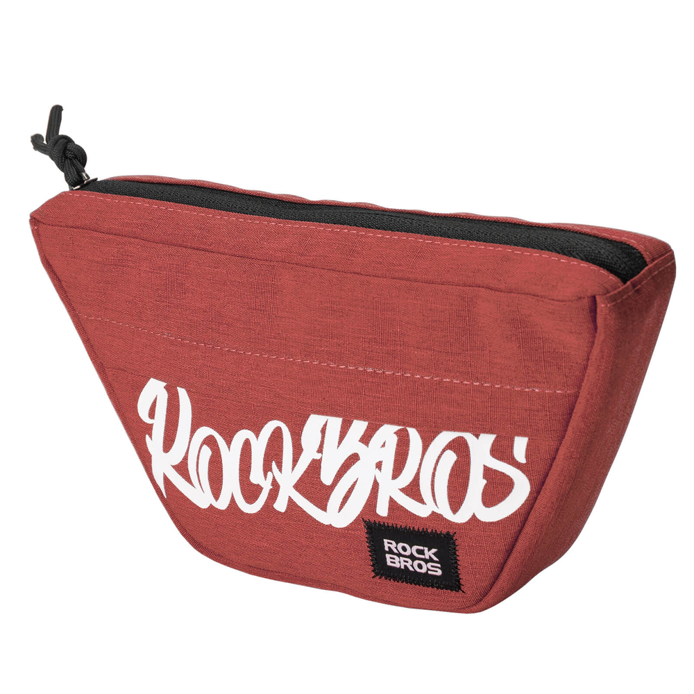 Rockbros G011 Flash Journey trapecinis vairo dviračio krepšys 0,7 l – raudonas