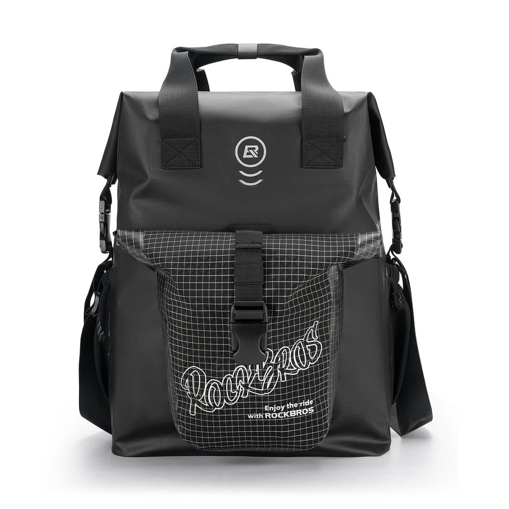 Rockbros AS-158 Vairo krepšys Brompton 18L sulankstomam dviračiui - juodas
