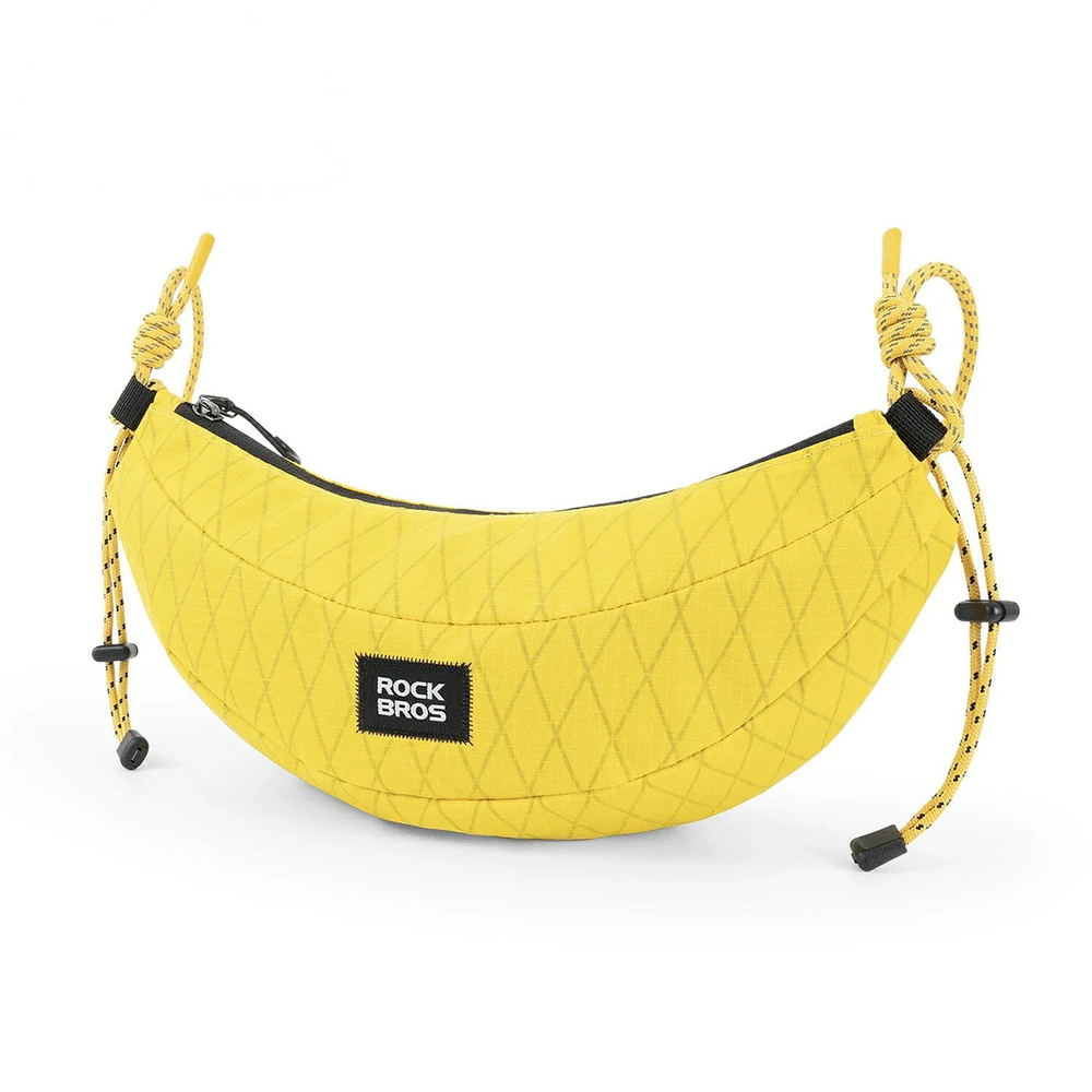 Rockbros H74 dviračio krepšys vairo arba bananų pečiui 1,8L - Geltonas