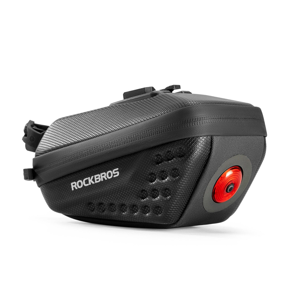 Rockbros C59 Kieta balno krepšys su 250mAh šviesa - Juodas