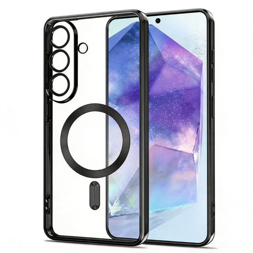 Dėklas Tech-Protect MagFlex MagSafe Samsung Galaxy A27 5G, blizgus juodas
