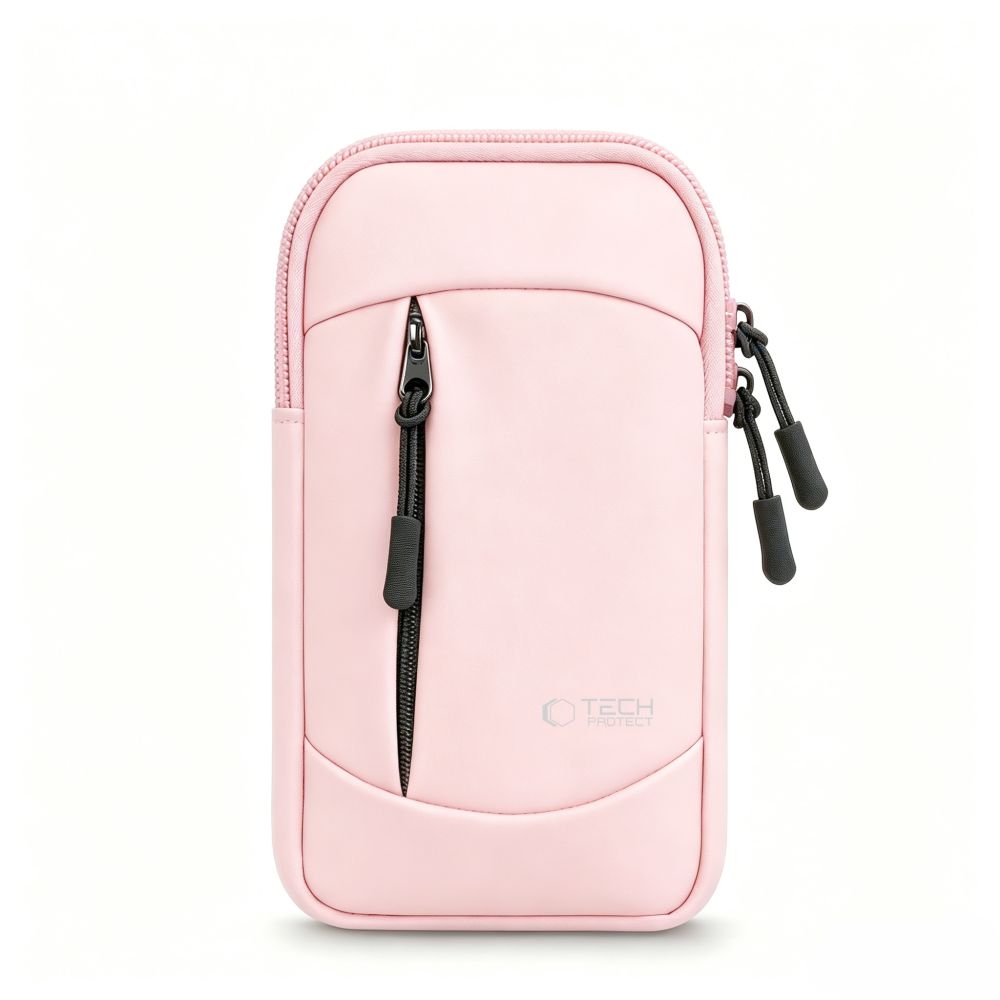 Sportinis dėklas ant rankos Tech-Protect M6 Universal, rožinis