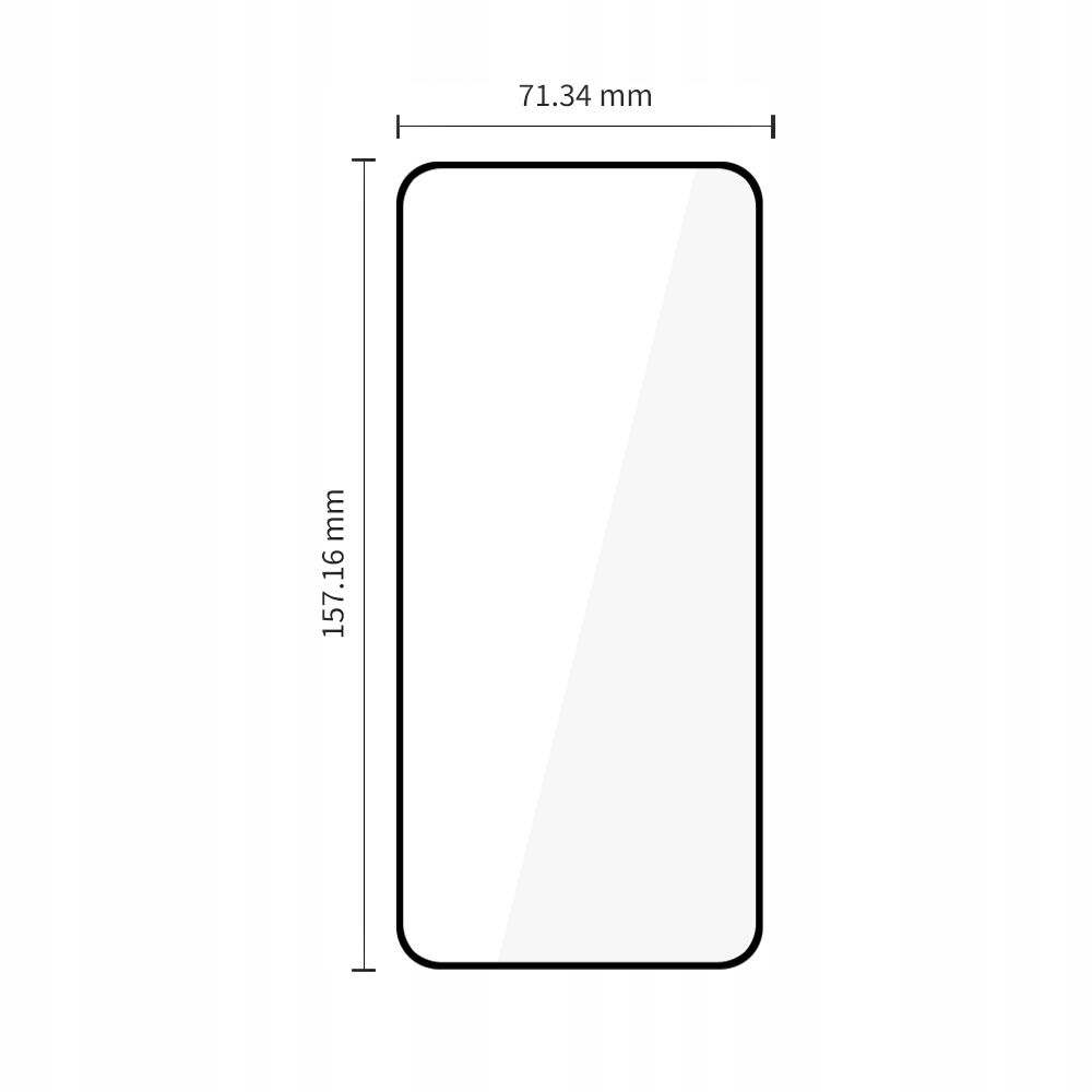 Apsauginis stiklas Tech-Protect Glass Fit+ Motorola Edge 70 5G, 2 vnt., juodas