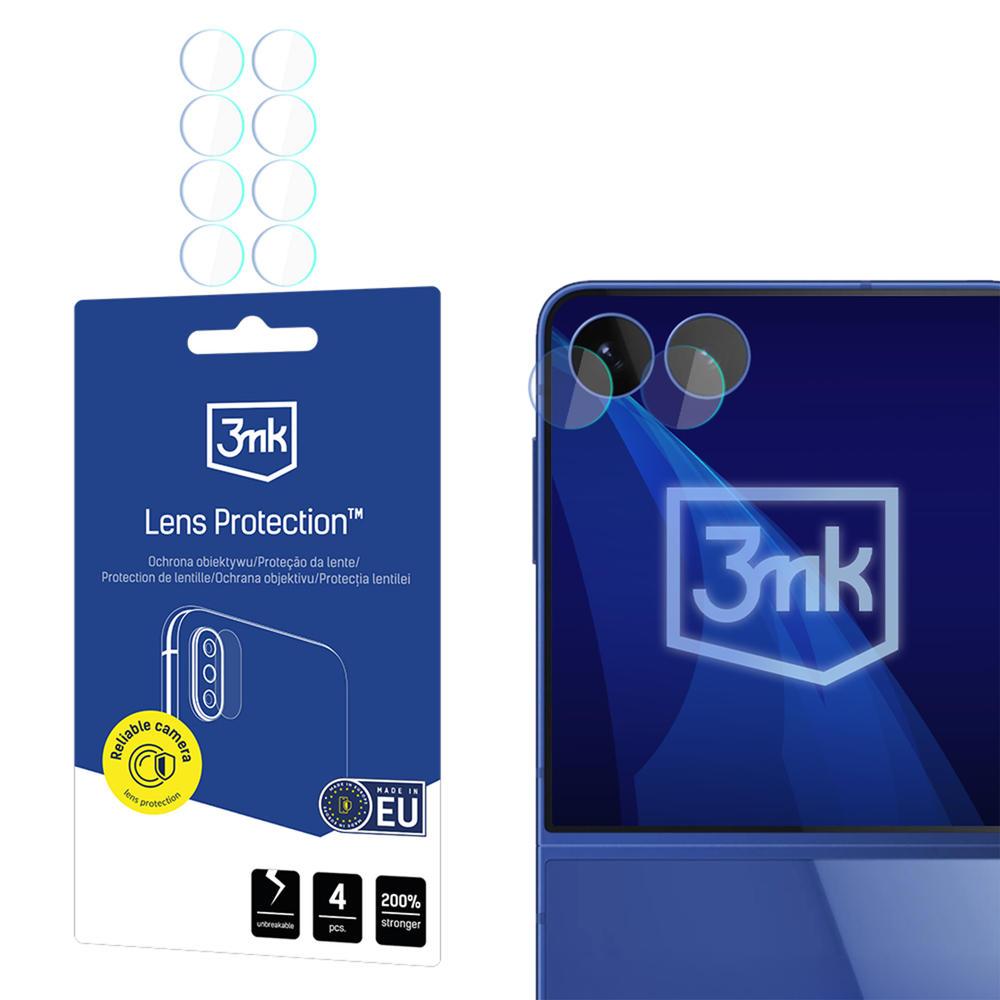 3mk Lens Protection™ hibridinis fotoaparato objektyvo stiklas Samsung Galaxy Z Flip 8