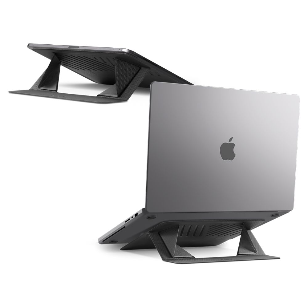 Stovas nešiojamajam kompiuteriui Spigen SlimFold LD201-S6, pilkas