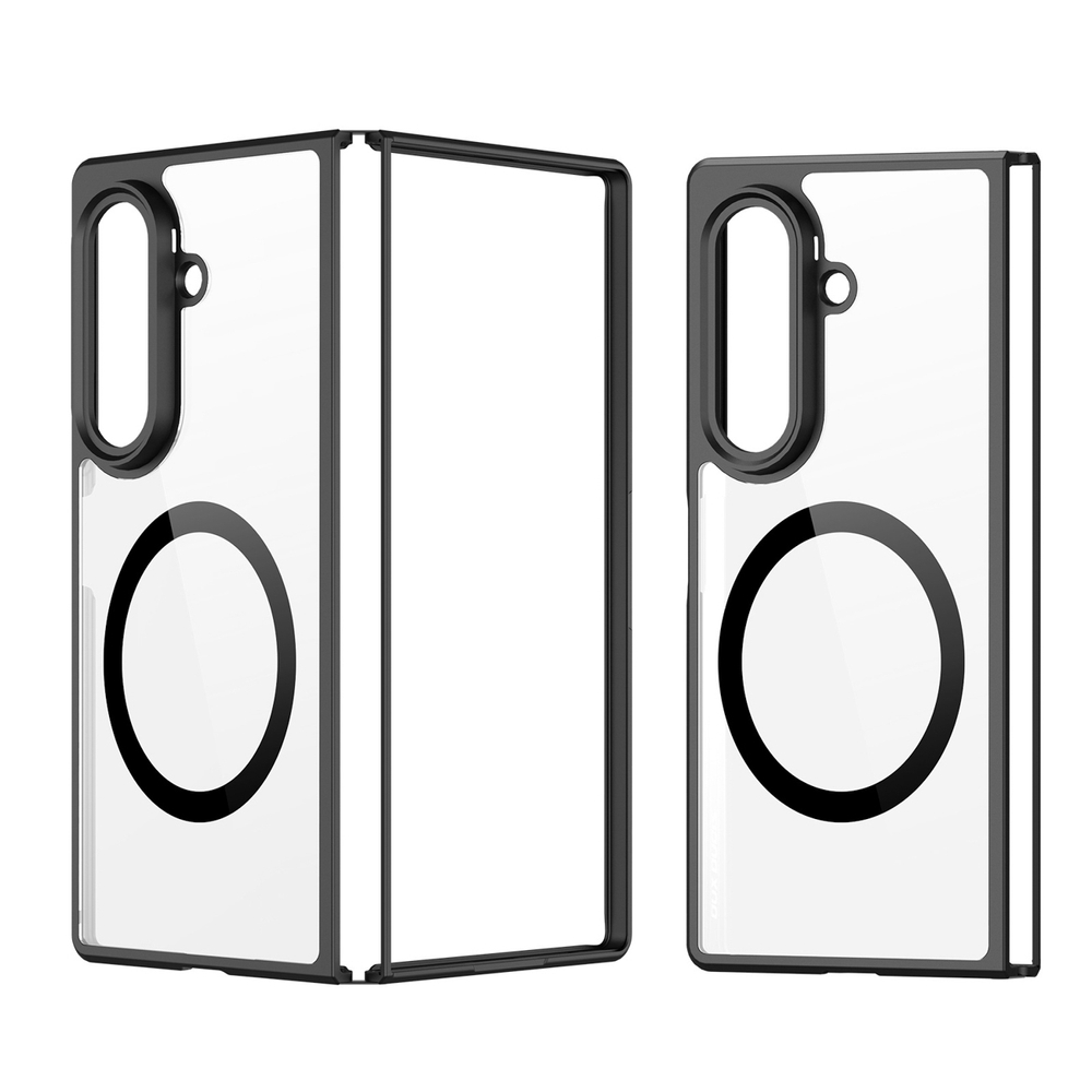 Dux Ducis Aimo Mag dėklas Samsung Galaxy Z Fold 8 suderinama su MagSafe - Juoda