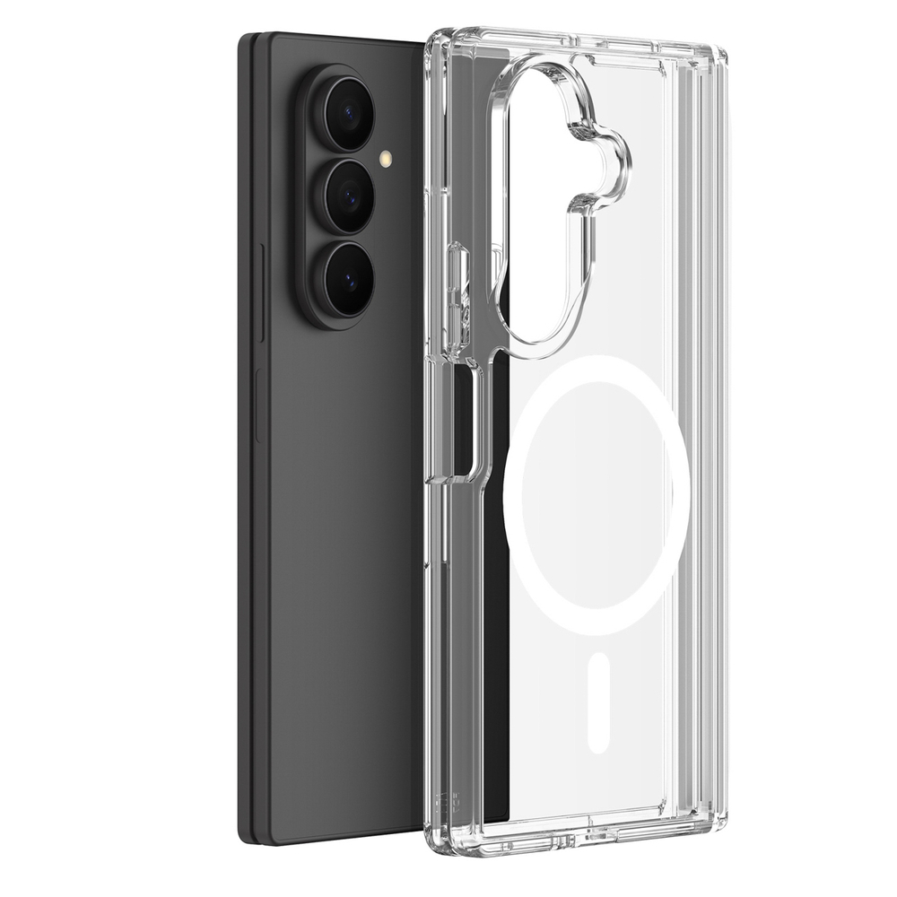 Dux Ducis Clin Mag dėklas Samsung Galaxy Z Fold 8 / Z Fold 7 suderinama su MagSafe - Skaidri
