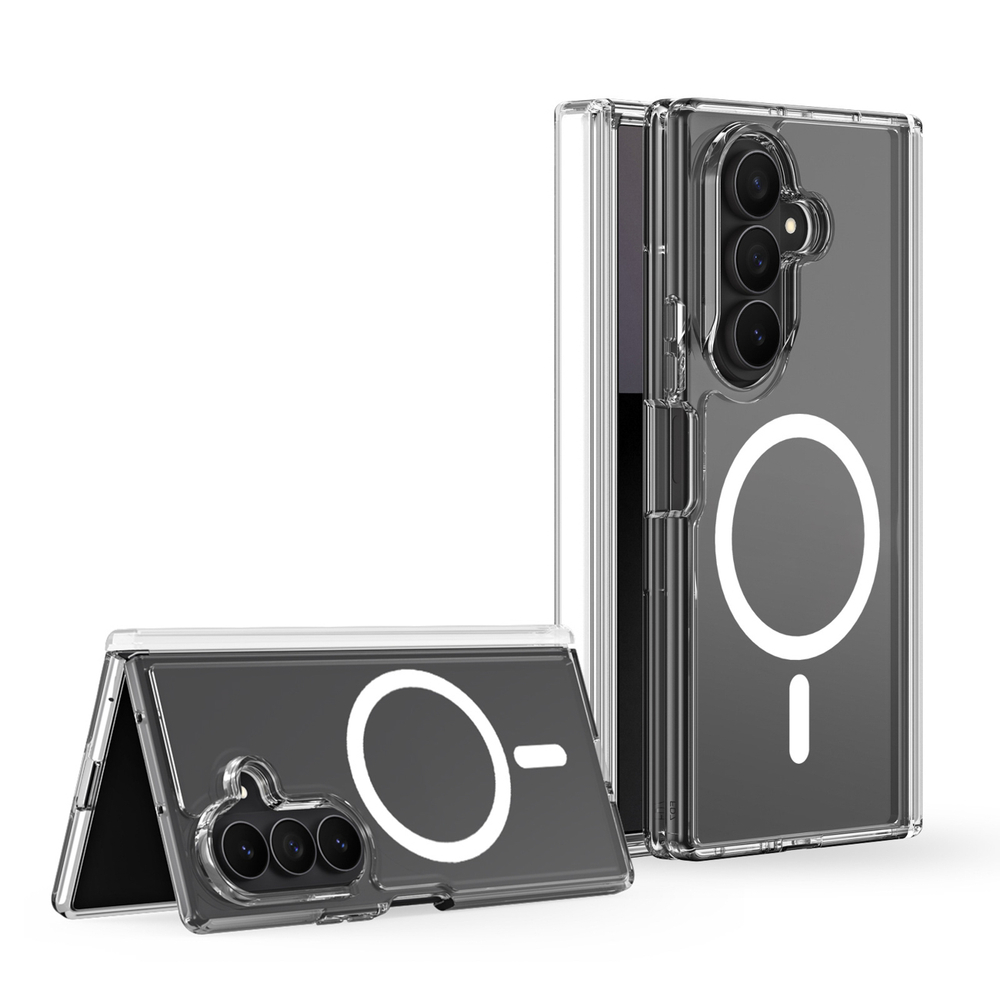 Dux Ducis Clin Mag dėklas Samsung Galaxy Z Fold 8 / Z Fold 7 suderinama su MagSafe - Skaidri