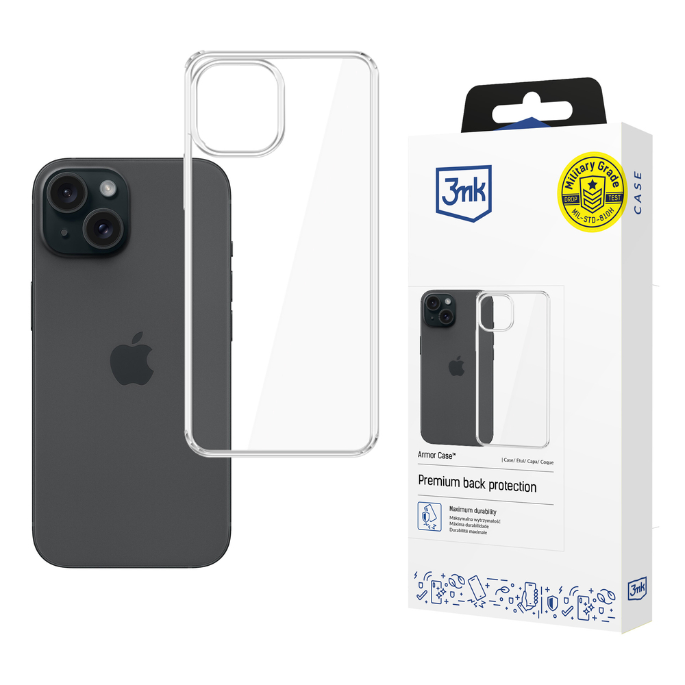3mk Armor dėklas iPhone 13 / 14 - skaidri