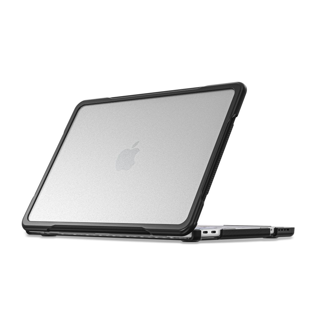Dėklas Tech-Protect Velar MacBook Neo 13 (2026), juodas / matinis skaidrus