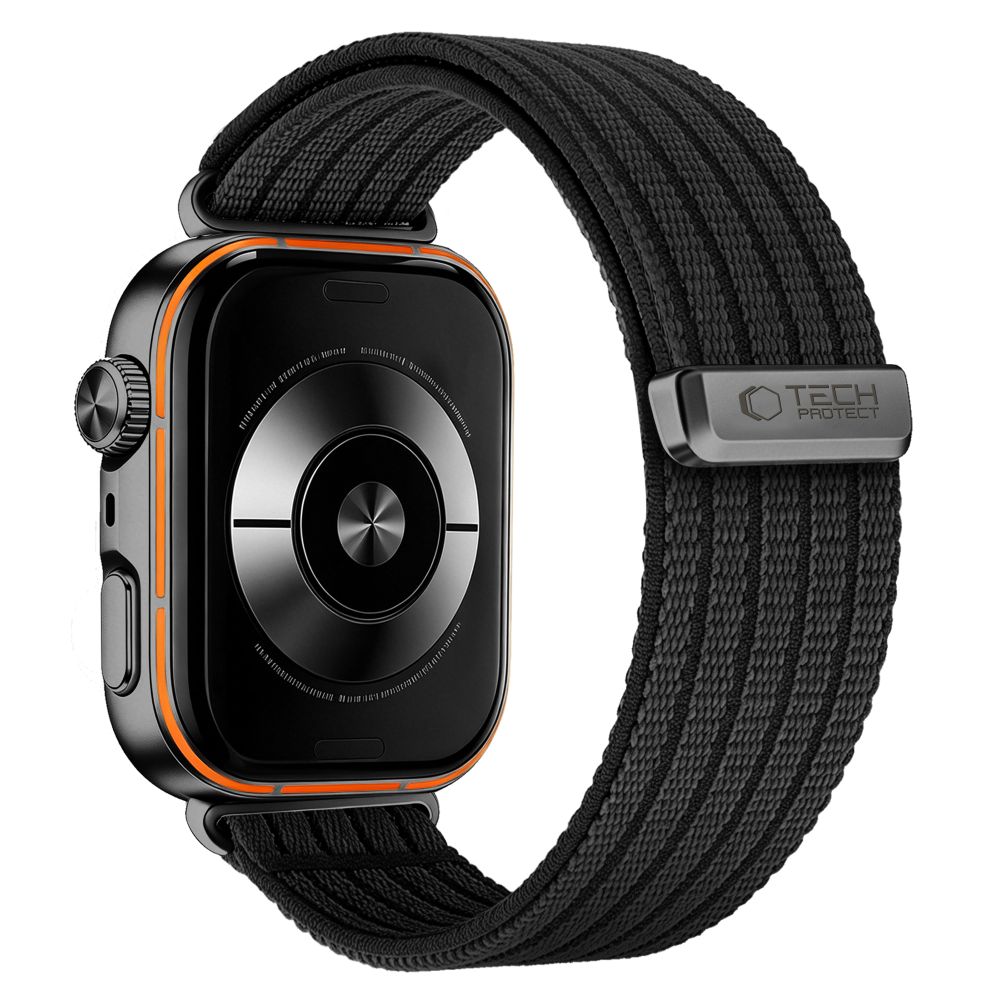 Dirželis Tech-Protect Nylon Sport Huawei Watch Fit 3 / 4 / 4 Pro / 5 / 5 Pro, juodas