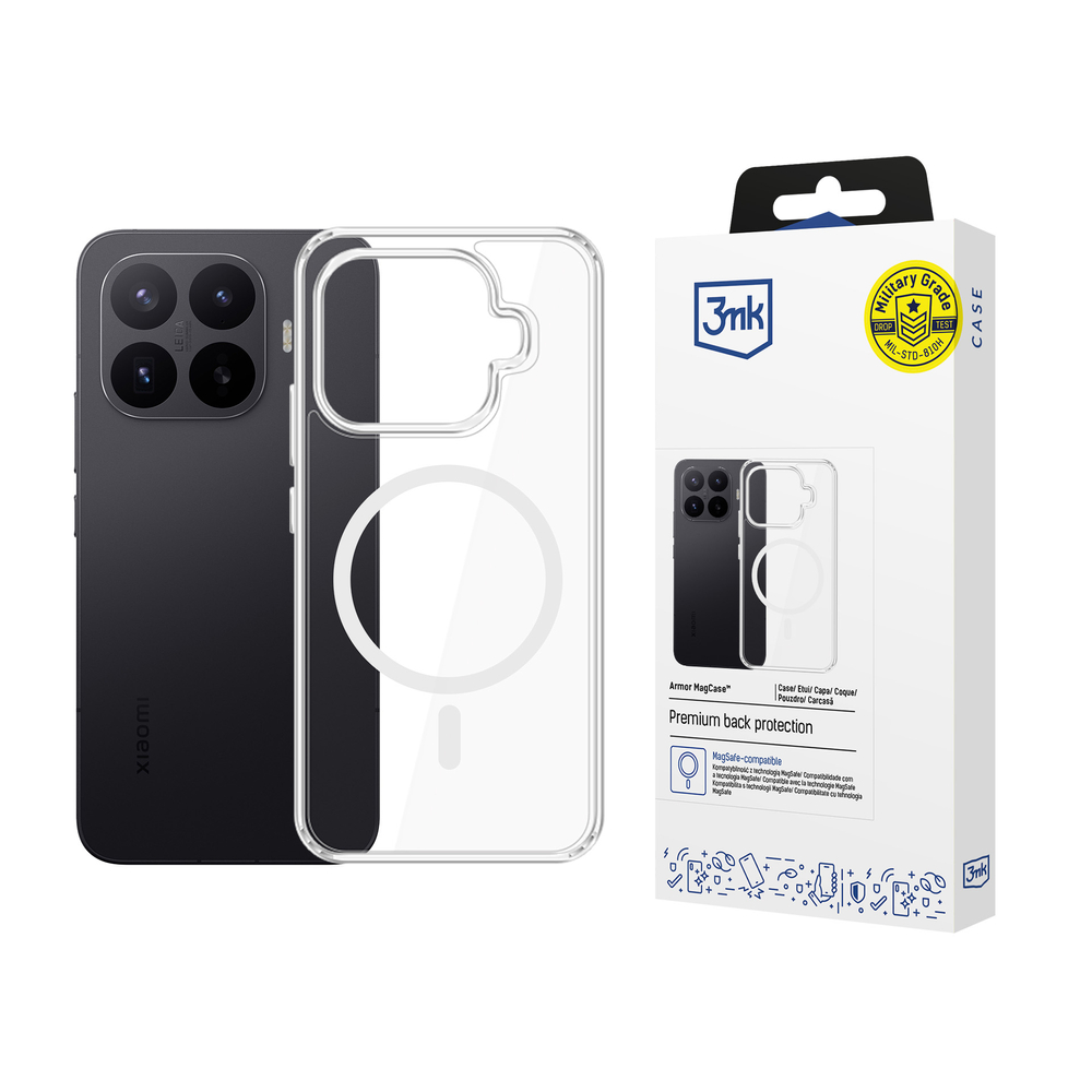 3mk Armor MagCase Xiaomi 17T Pro - skaidri