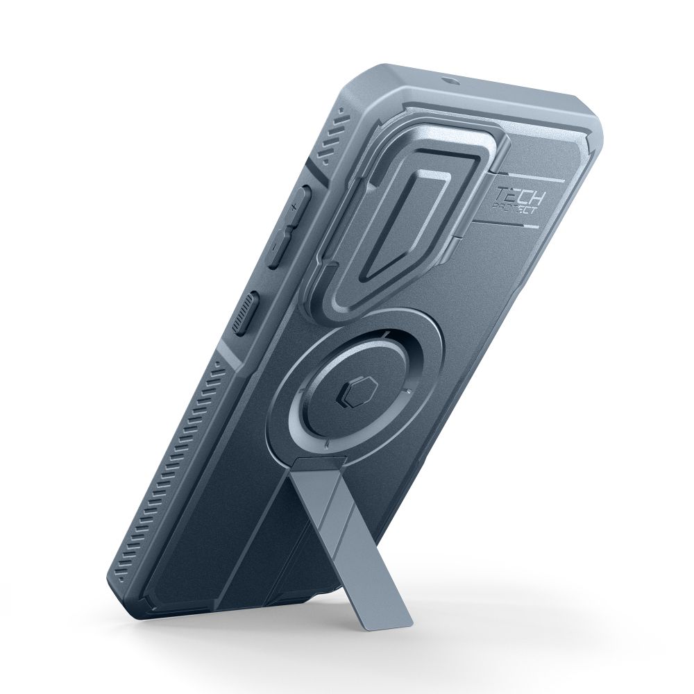 Dėklas Tech-Protect Kevlar MagSafe Galaxy S26 Ultra, mėlynas